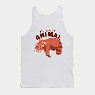 Red Panda Is My Spirit Animal Tank Top